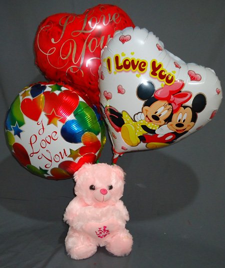 Send Teddy &  Balloon Combo to Bangladesh, Send gifts to Bangladesh