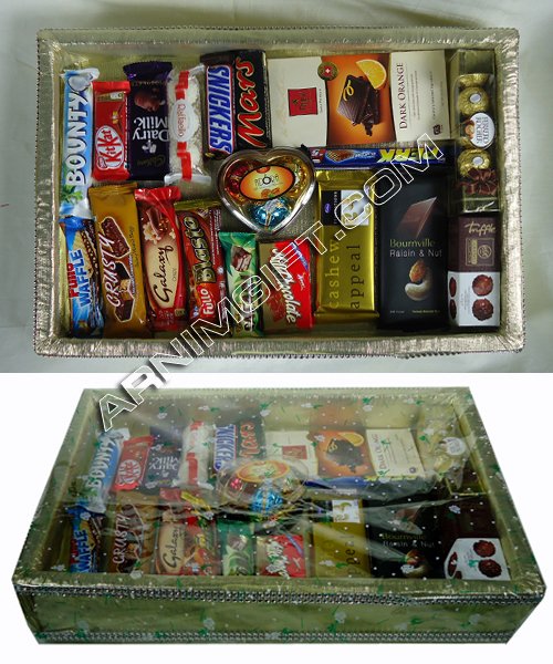 Send Gift Basket with 19 Item Chocolate to Bangladesh, Send gifts to Bangladesh