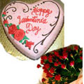 send gifts to bangladesh, send gift to bangladesh, banlgadeshi gifts, bangladeshi Rose & Cake Combo