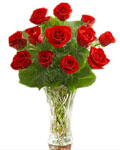 send gifts to bangladesh, send gift to bangladesh, banlgadeshi gifts, bangladeshi 24 Red Rose With Vase