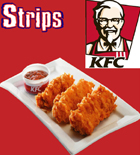 send gifts to bangladesh, send gift to bangladesh, banlgadeshi gifts, bangladeshi KFC - 3 Pcs Strips Chicken