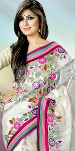 send gifts to bangladesh, send gift to bangladesh, banlgadeshi gifts, bangladeshi White Jamdani 