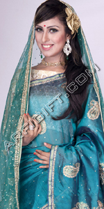 send gifts to bangladesh, send gift to bangladesh, banlgadeshi gifts, bangladeshi Bridal Saree + Dupatta