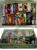 send gifts to bangladesh, send gift to bangladesh, banlgadeshi gifts, bangladeshi Gift Basket with 19 Item Chocolate