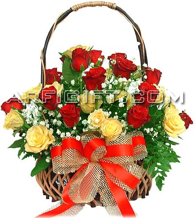 Send 36 pcs Mixed Roses  to Bangladesh, Send gifts to Bangladesh