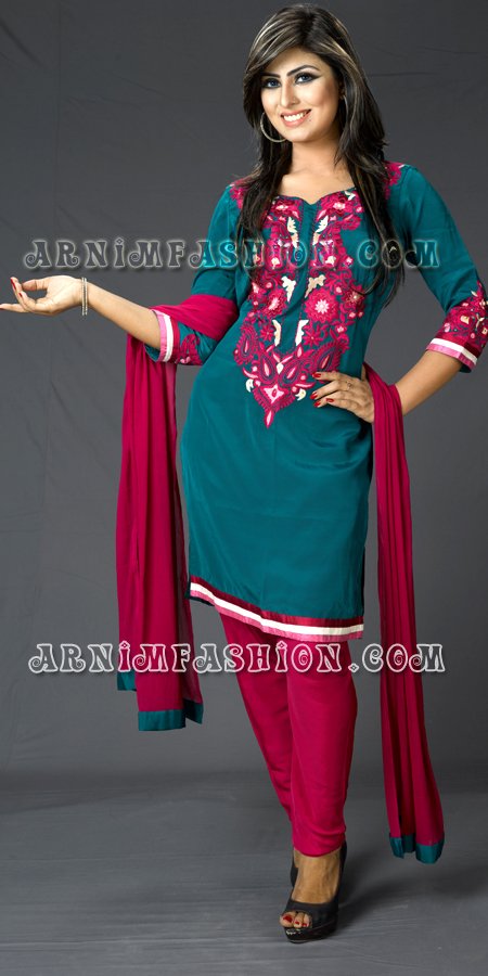 Send Silk Salwar Kameez  to Bangladesh, Send gifts to Bangladesh