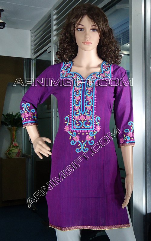 Send Tat Cotton Short Kameez to Bangladesh, Send gifts to Bangladesh