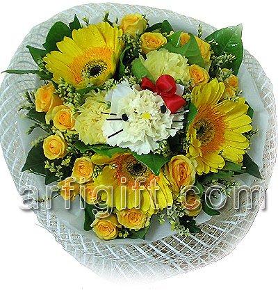 Send Gerbera With Rose to Bangladesh, Send gifts to Bangladesh