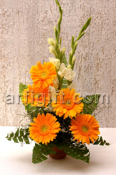 Send Gerbera Basket to Bangladesh, Send gifts to Bangladesh